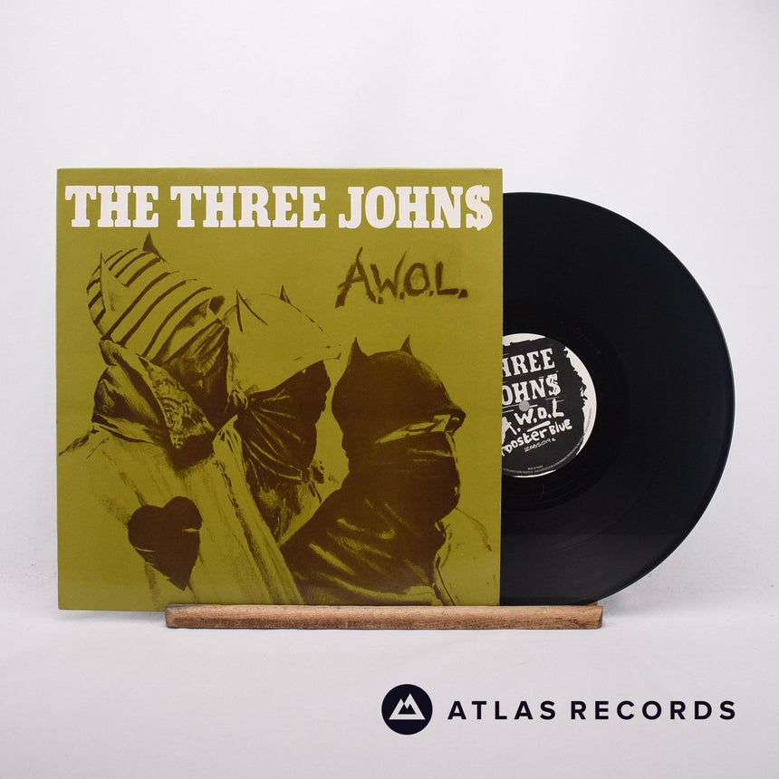 The Three Johns A.W.O.L. 12" Vinyl Record - Front Cover & Record