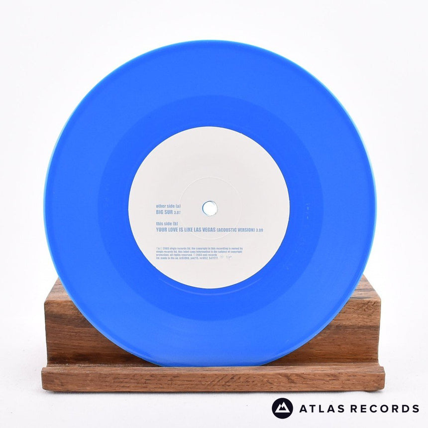 The Thrills - Big Sur - Blue 7" Vinyl Record - EX/NM