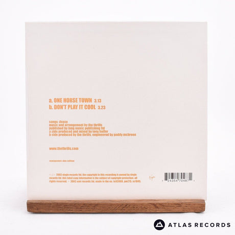 The Thrills - One Horse Town - Yellow Signed 7" Vinyl Record - NM/NM