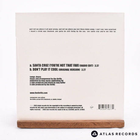 The Thrills - Santa Cruz - 7" Vinyl Record - NM/NM