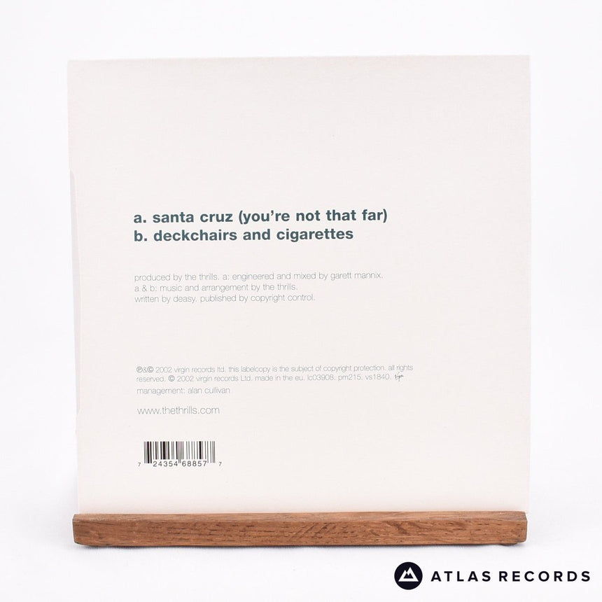 The Thrills - Santa Cruz - 7" Vinyl Record - EX/VG+