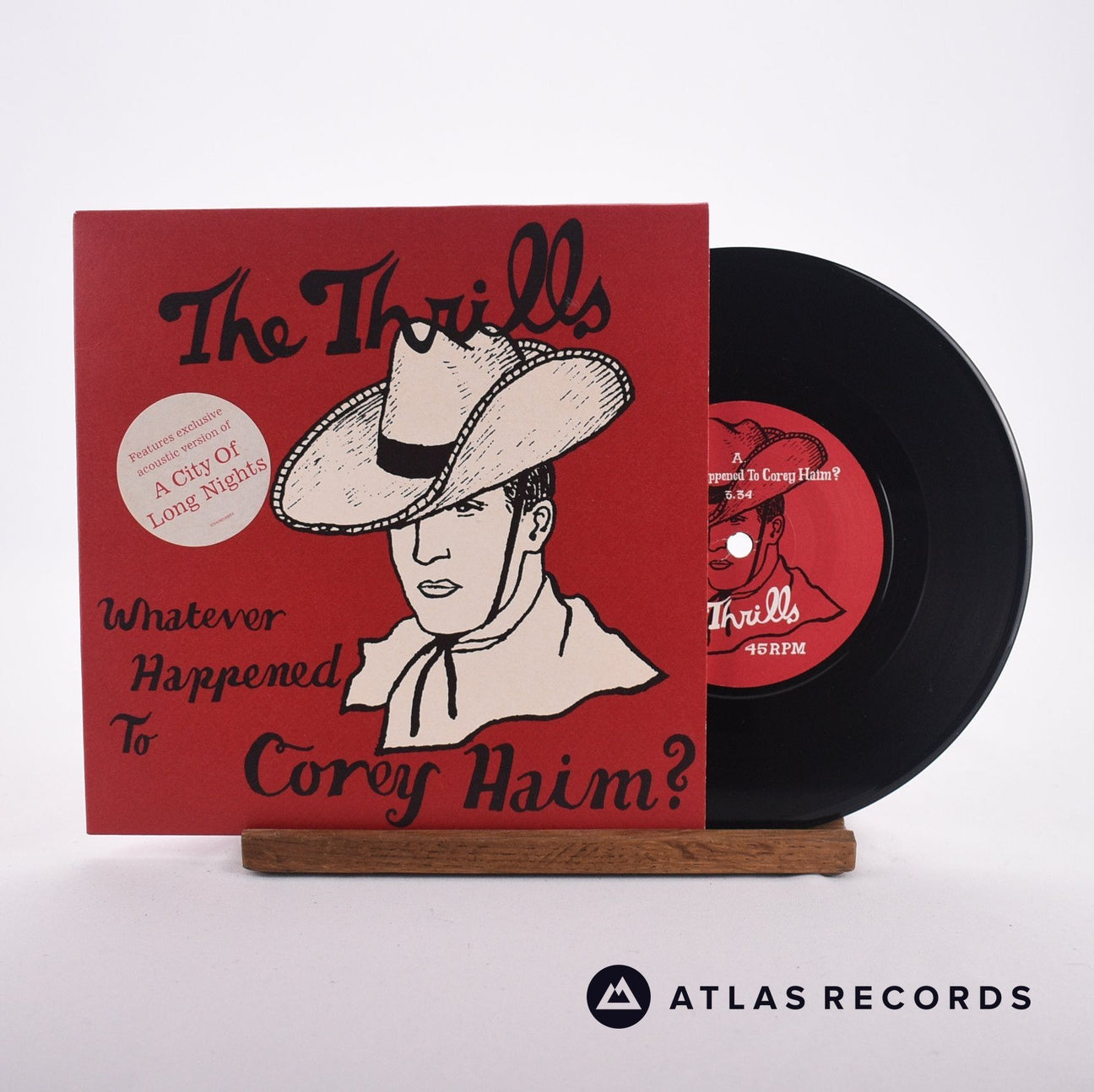 The Thrills Whatever Happened To Corey Haim? 7" Vinyl Record - Front Cover & Record