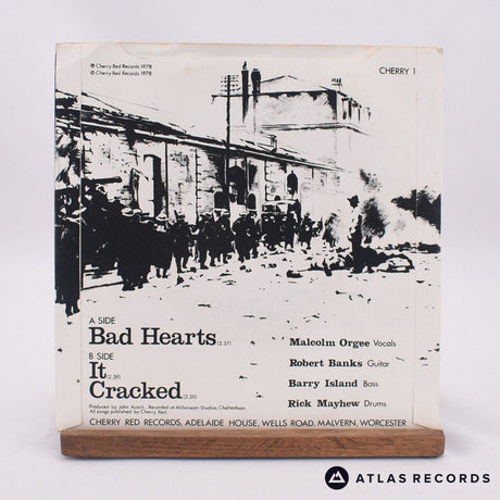 The Tights - Bad Hearts - 7" Vinyl Record - EX/EX