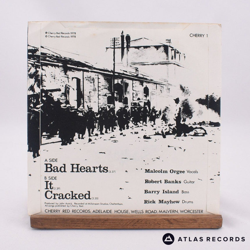 The Tights - Bad Hearts - 7" Vinyl Record - EX/EX