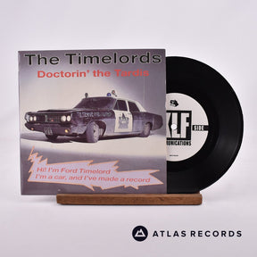 The Timelords Doctorin' The Tardis 7" Vinyl Record - Front Cover & Record