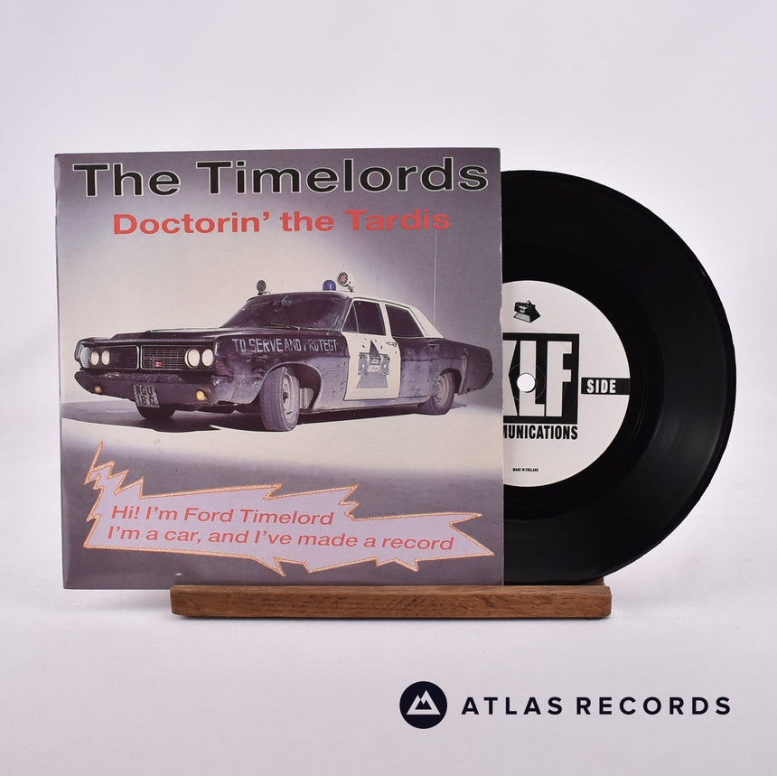 The Timelords Doctorin' The Tardis 7" Vinyl Record - Front Cover & Record