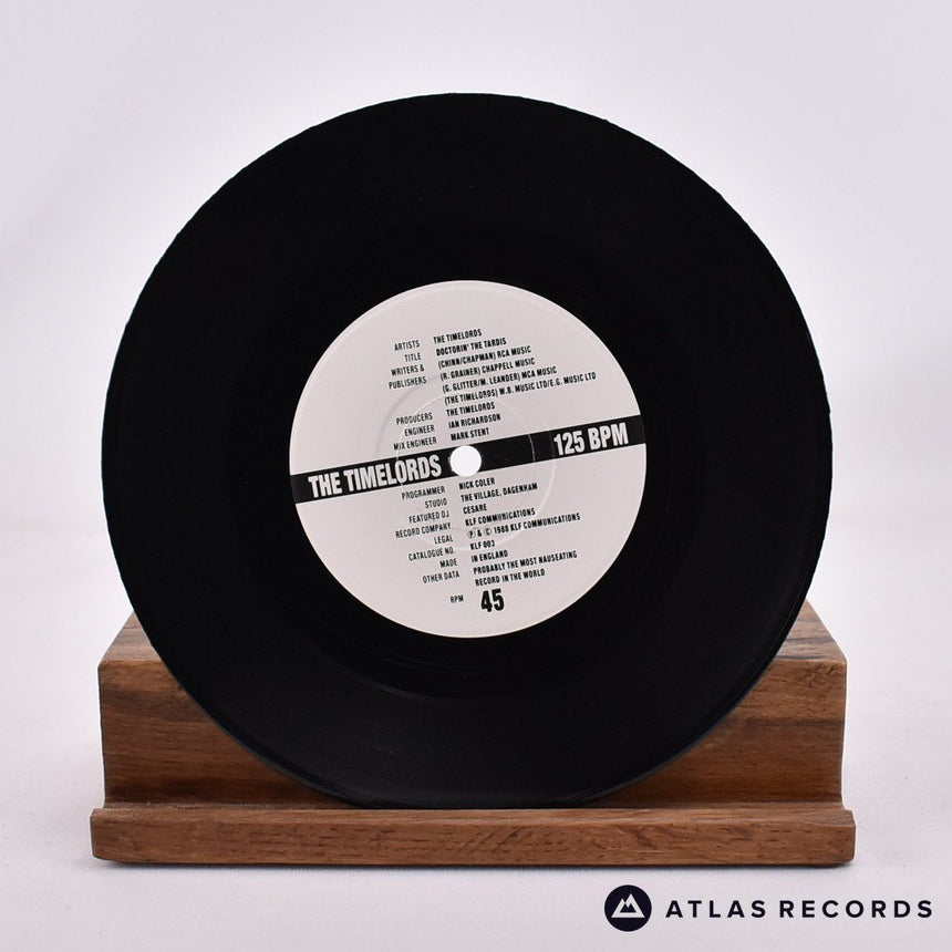 The Timelords - Doctorin' The Tardis - 7" Vinyl Record - EX/EX