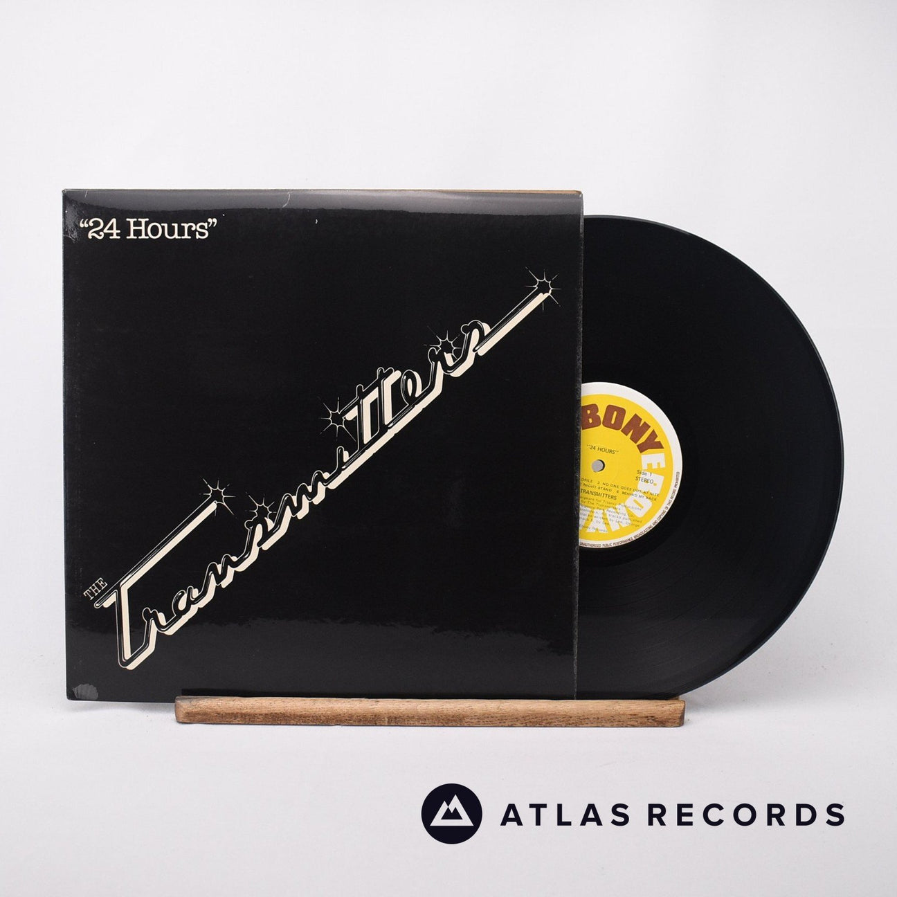 The Transmitters "24 Hours" LP Vinyl Record - Front Cover & Record