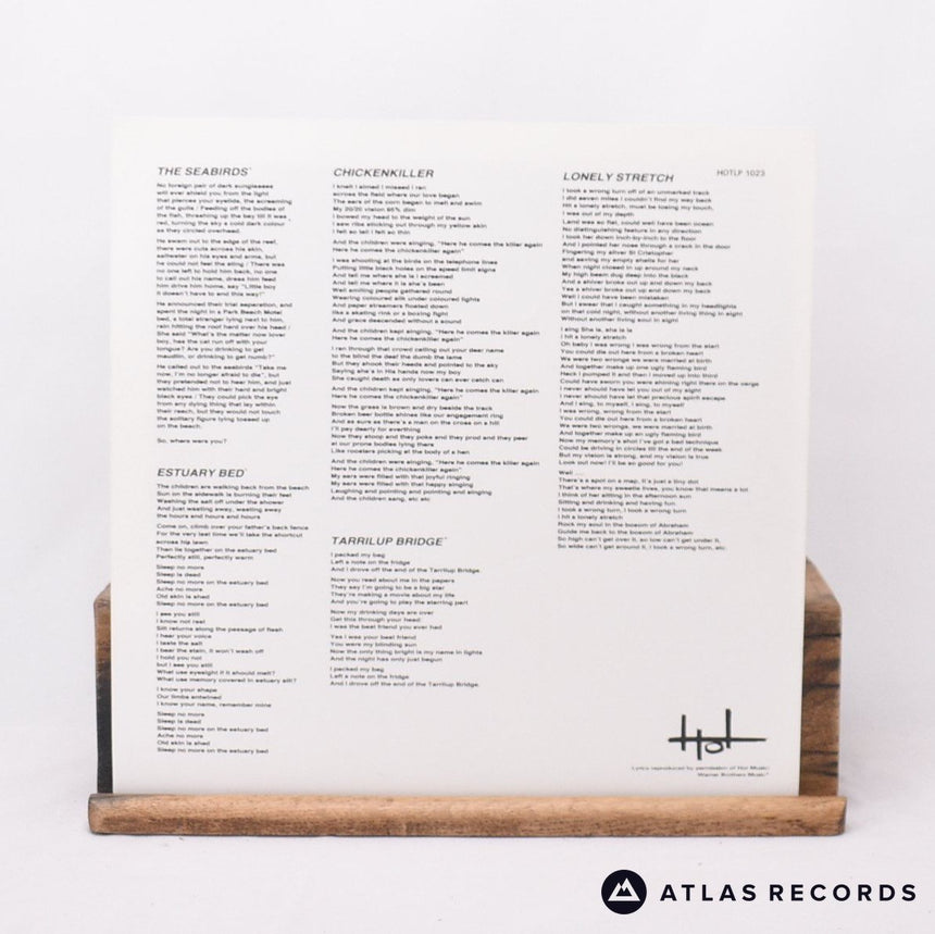 The Triffids - Born Sandy Devotional - Lyric Sheet LP Vinyl Record - EX/EX