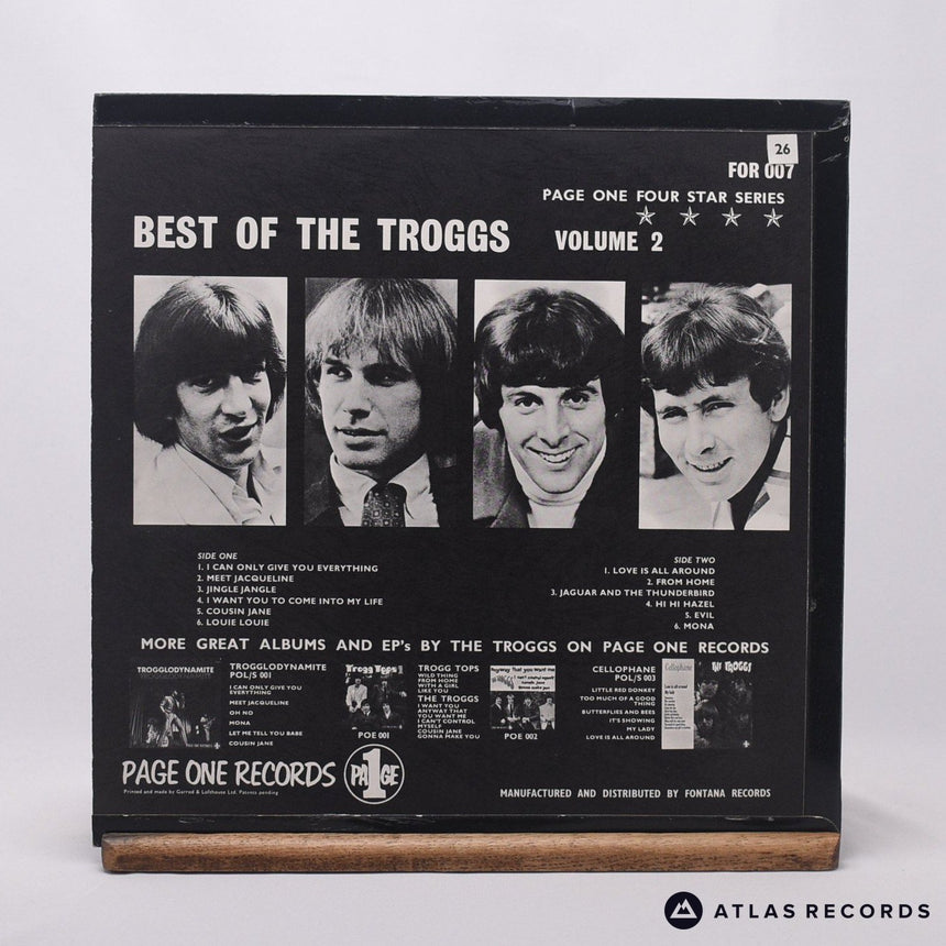 The Troggs - Best Of The Troggs - Volume 2 - Mono 1L 2L LP Vinyl Record - EX/EX