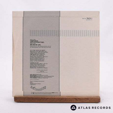 The Truth - Confusion - 7" Vinyl Record - EX/EX
