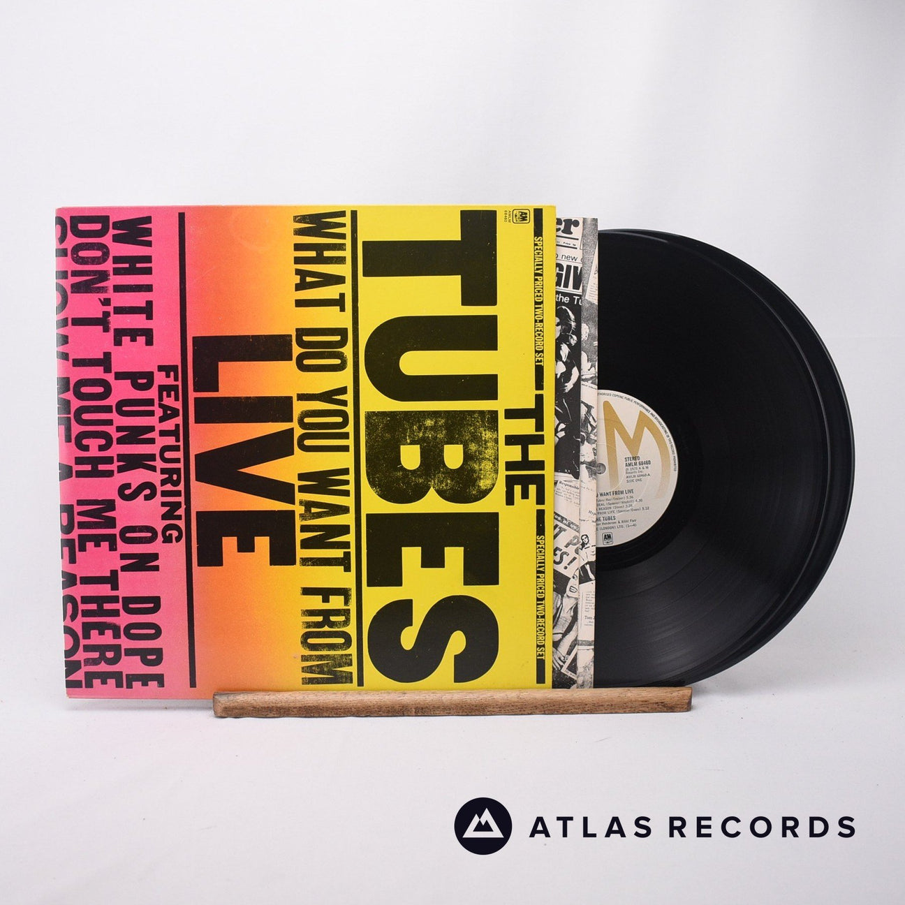 The Tubes What Do You Want From Live 2 x LP Vinyl Record - Front Cover & Record