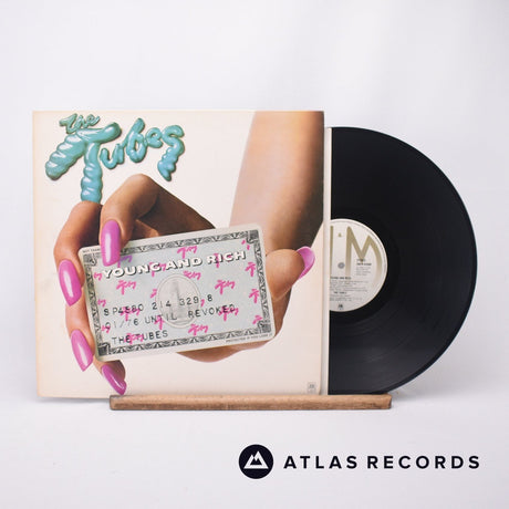 The Tubes Young And Rich LP Vinyl Record - Front Cover & Record