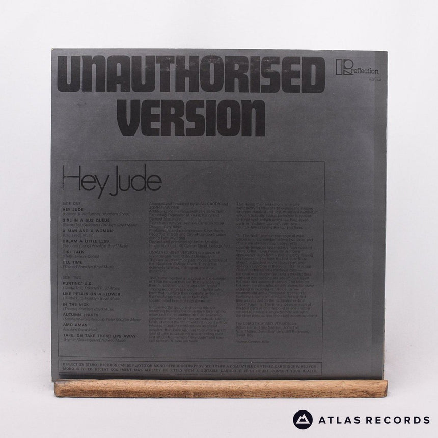 The Unauthorised Version - Hey Jude - LP Vinyl Record - EX/VG+