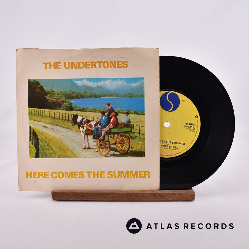 The Undertones Here Comes The Summer 7" Vinyl Record - Front Cover & Record