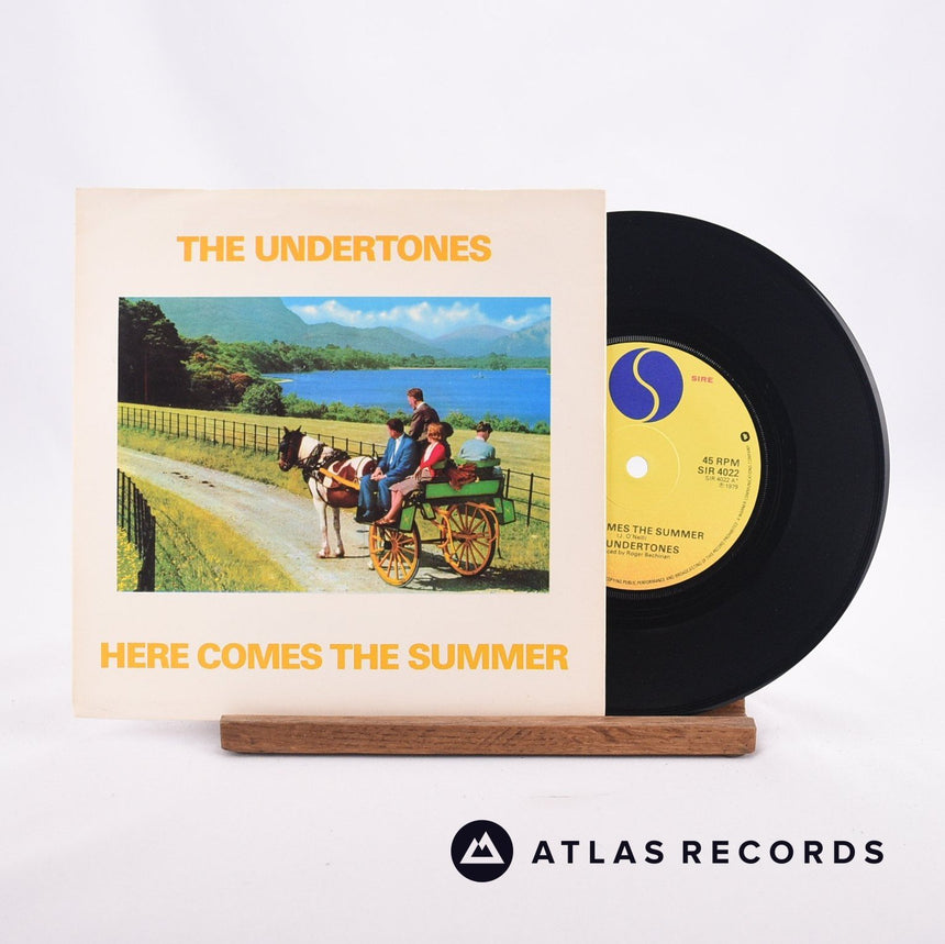 The Undertones Here Comes The Summer 7" Vinyl Record - Front Cover & Record