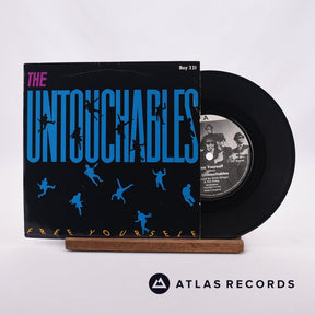 The Untouchables Free Yourself 7" Vinyl Record - Front Cover & Record