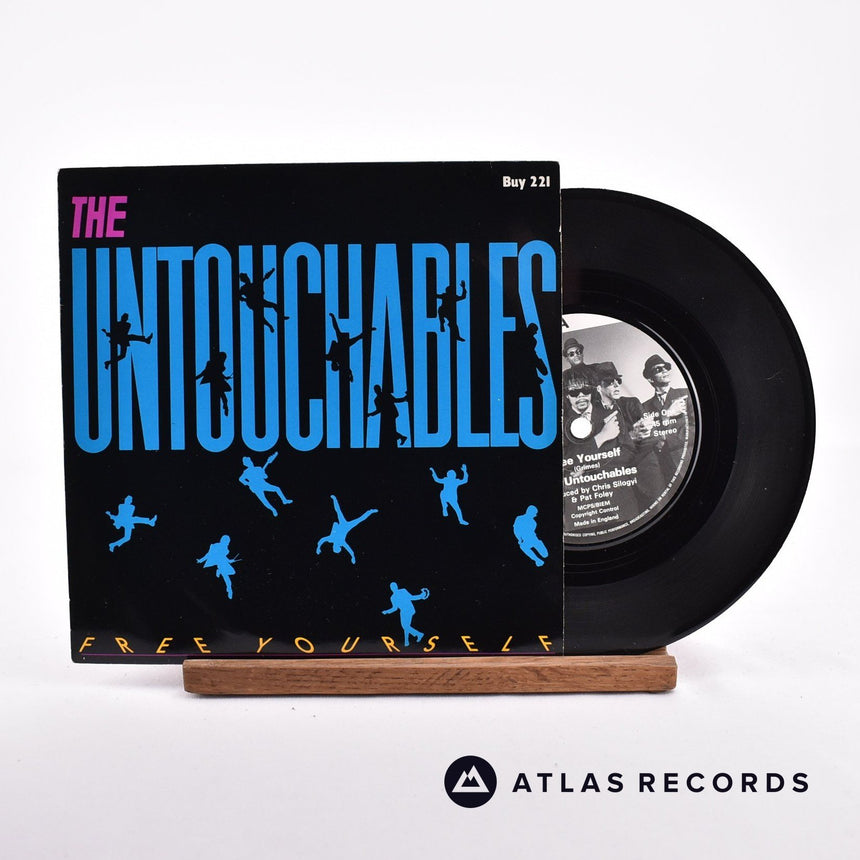 The Untouchables Free Yourself 7" Vinyl Record - Front Cover & Record