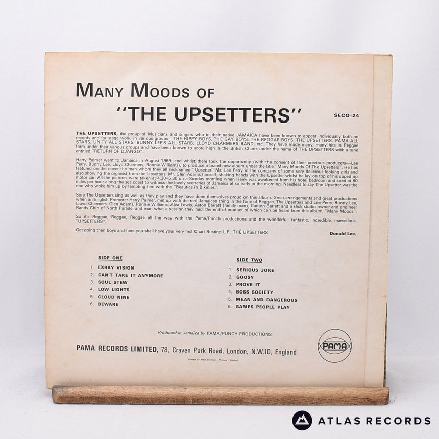 The Upsetters - Many Moods Of The Upsetters - A2 B2 LP Vinyl Record - VG+/VG+