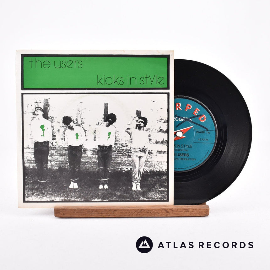 The Users Kicks In Style 7" Vinyl Record - Front Cover & Record