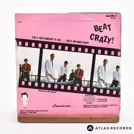 The V.I.P.'s - Need Somebody To Love - 2 x 7" EP Vinyl Record - VG/EX