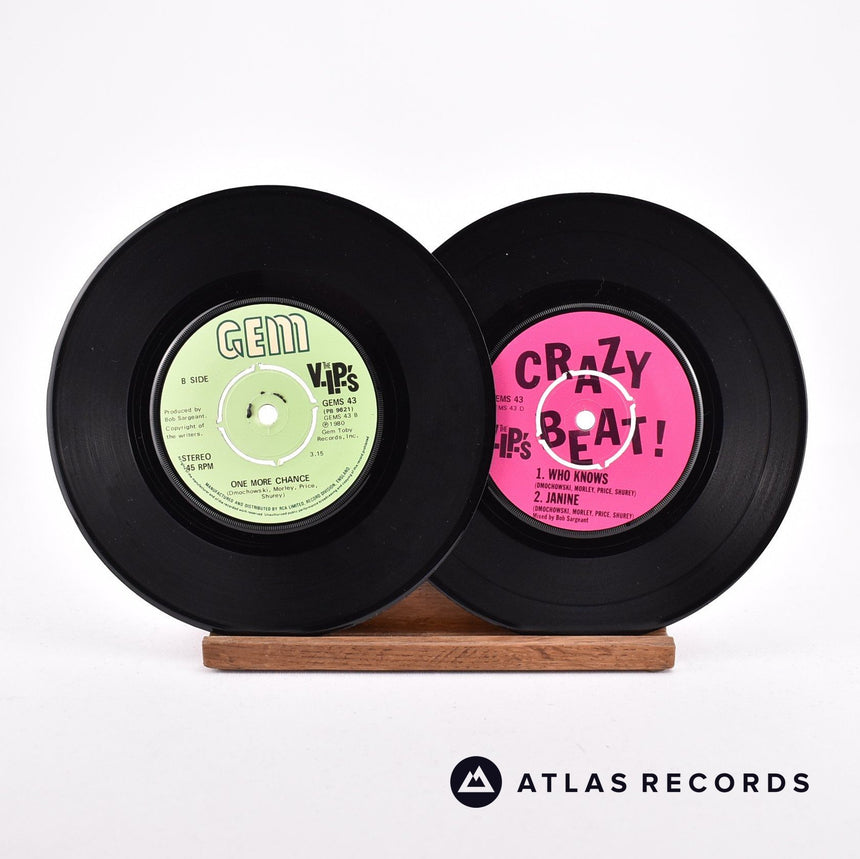 The V.I.P.'s - Need Somebody To Love - 2 x 7" EP Vinyl Record - VG/EX