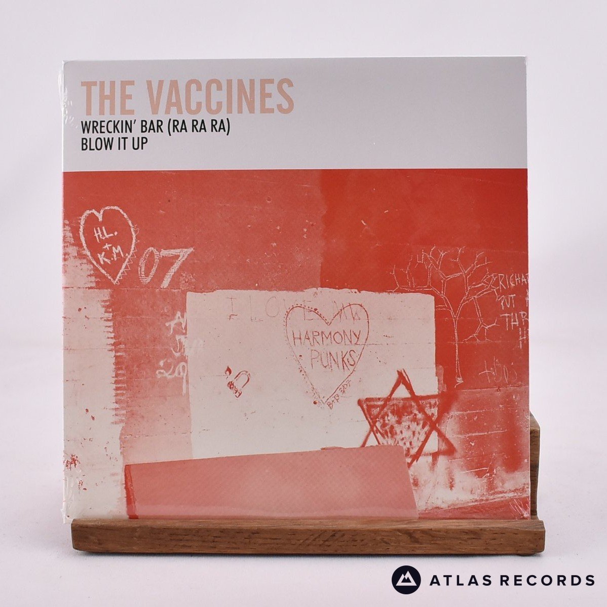 The Vaccines Wreckin' Bar 7" Vinyl Record - Front Cover & Record
