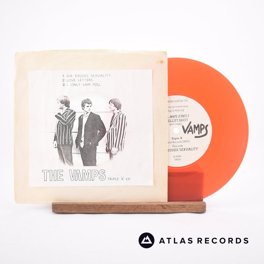 The Vamps Triple 'A' E.P. 7" Vinyl Record - Front Cover & Record