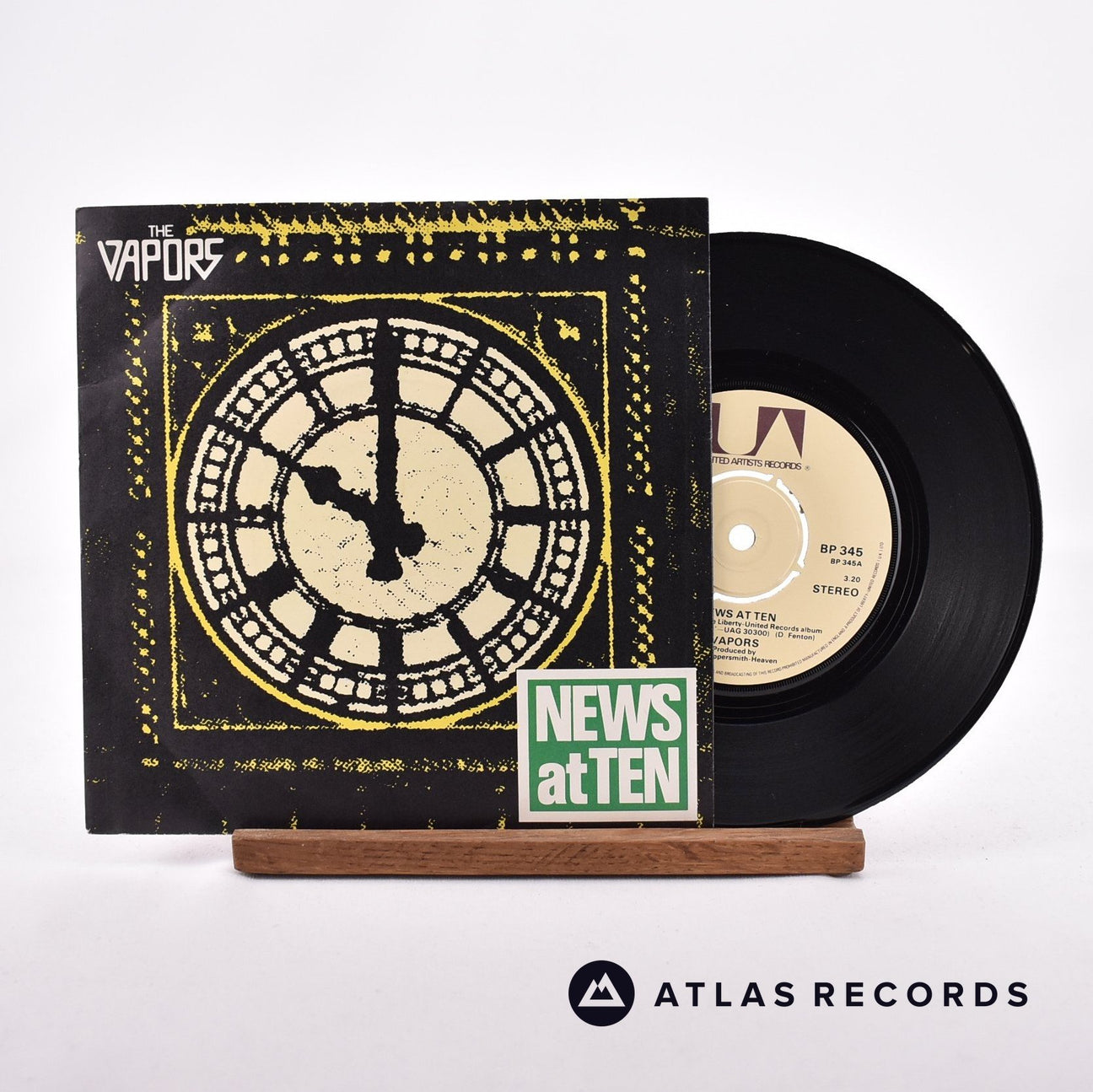The Vapors News At Ten 7" Vinyl Record - Front Cover & Record