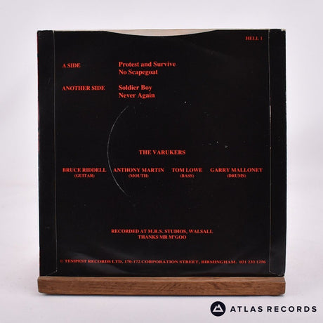 The Varukers - The Varukers E.P. - 7" EP Vinyl Record - VG+/VG+