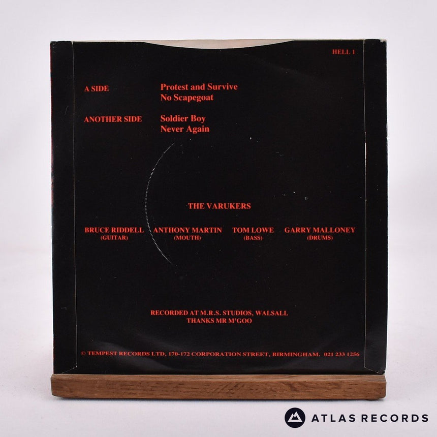 The Varukers - The Varukers E.P. - 7" EP Vinyl Record - VG+/VG+