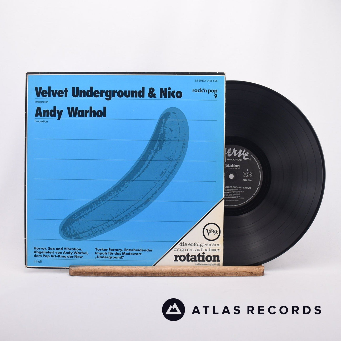 The Velvet Underground The Velvet Underground & Nico [Banana Album] LP Vinyl Record - Front Cover & Record