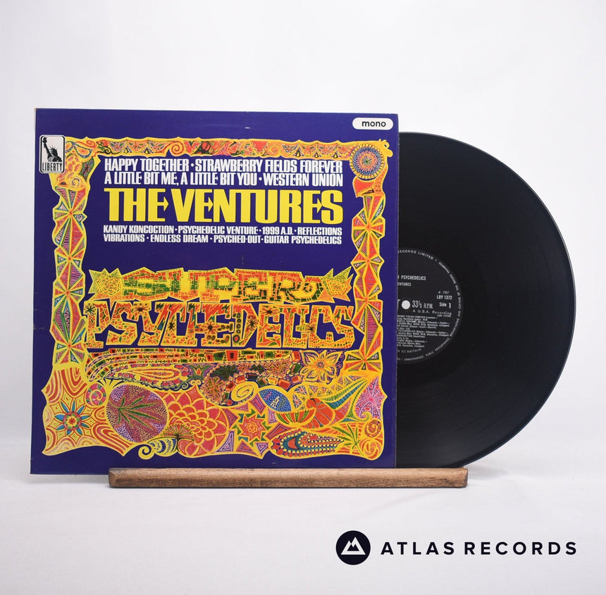 The Ventures Super Psychedelics LP Vinyl Record - Front Cover & Record