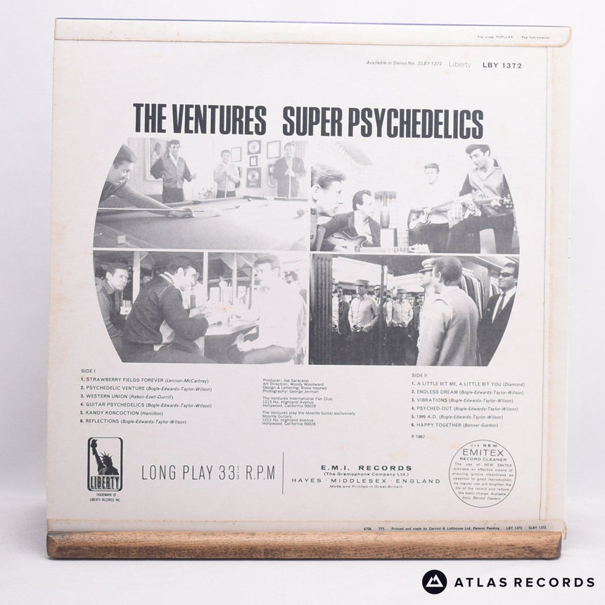 The Ventures - Super Psychedelics - Mono LP Vinyl Record - VG+/VG+