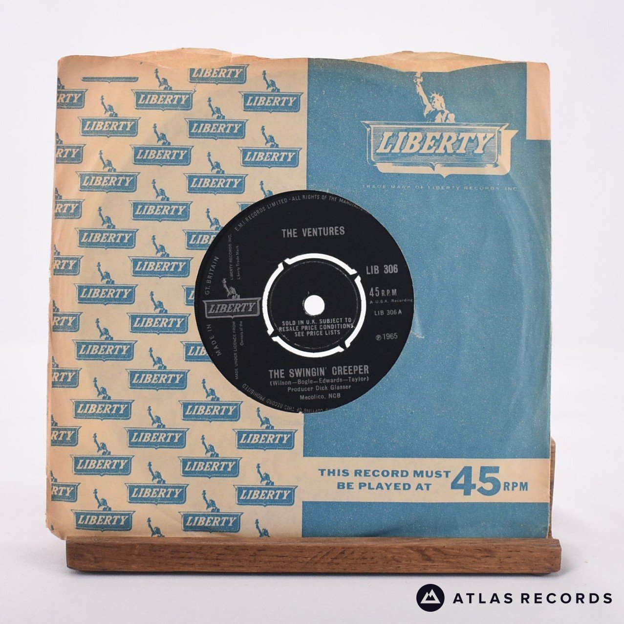 The Ventures The Swingin' Creeper 7" Vinyl Record - In Sleeve