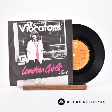 The Vibrators London Girls ... Live 7" Vinyl Record - Front Cover & Record
