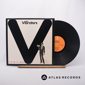 The Vibrators Pure Mania LP Vinyl Record - Front Cover & Record