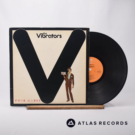 The Vibrators Pure Mania LP Vinyl Record - Front Cover & Record