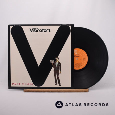 The Vibrators Pure Mania LP Vinyl Record - Front Cover & Record