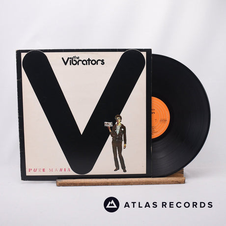 The Vibrators Pure Mania LP Vinyl Record - Front Cover & Record