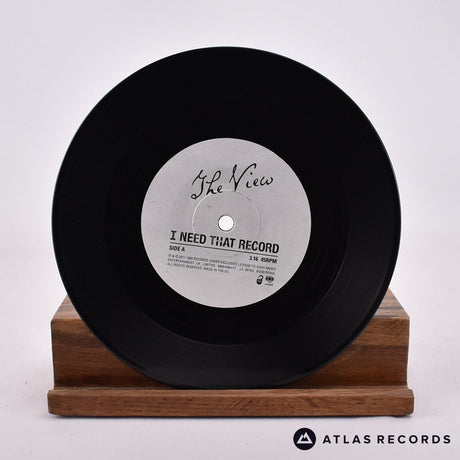 The View - I Need That Record - Etched Limited Edition 7" Vinyl Record - NM/NM
