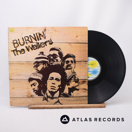 The Wailers Burnin' LP Vinyl Record - Front Cover & Record