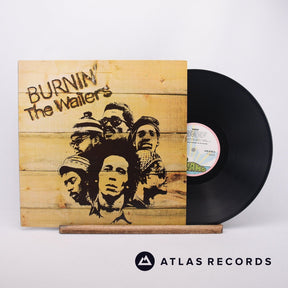 The Wailers Burnin' LP Vinyl Record - Front Cover & Record