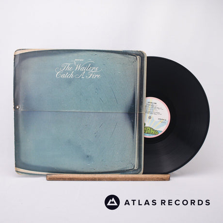 The Wailers Catch A Fire LP Vinyl Record - Front Cover & Record