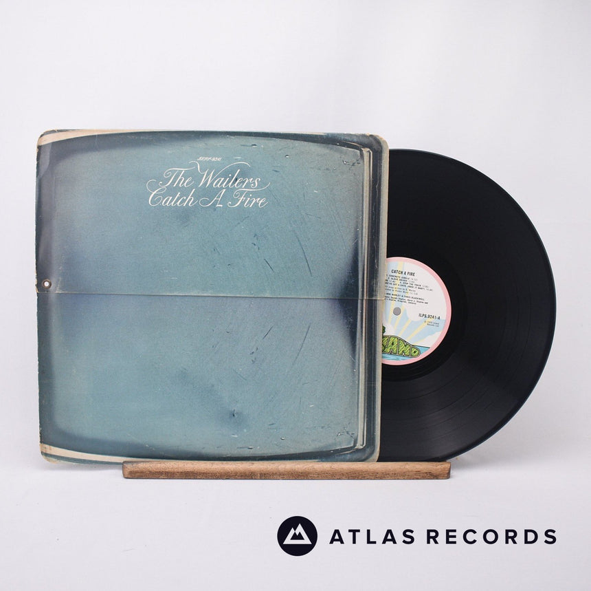 The Wailers Catch A Fire LP Vinyl Record - Front Cover & Record
