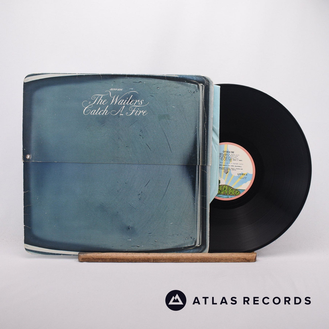 The Wailers Catch A Fire LP Vinyl Record - Front Cover & Record