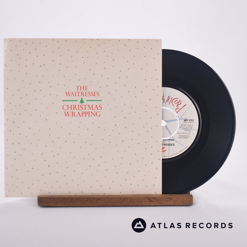 The Waitresses Christmas Wrapping 7" Vinyl Record - Front Cover & Record