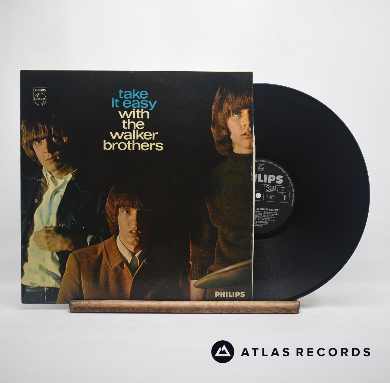 The Walker Brothers Take It Easy With The Walker Brothers LP Vinyl Record - Front Cover & Record