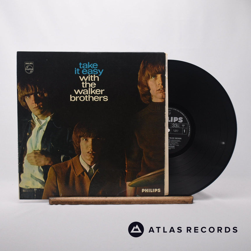 The Walker Brothers Take It Easy With The Walker Brothers LP Vinyl Record - Front Cover & Record