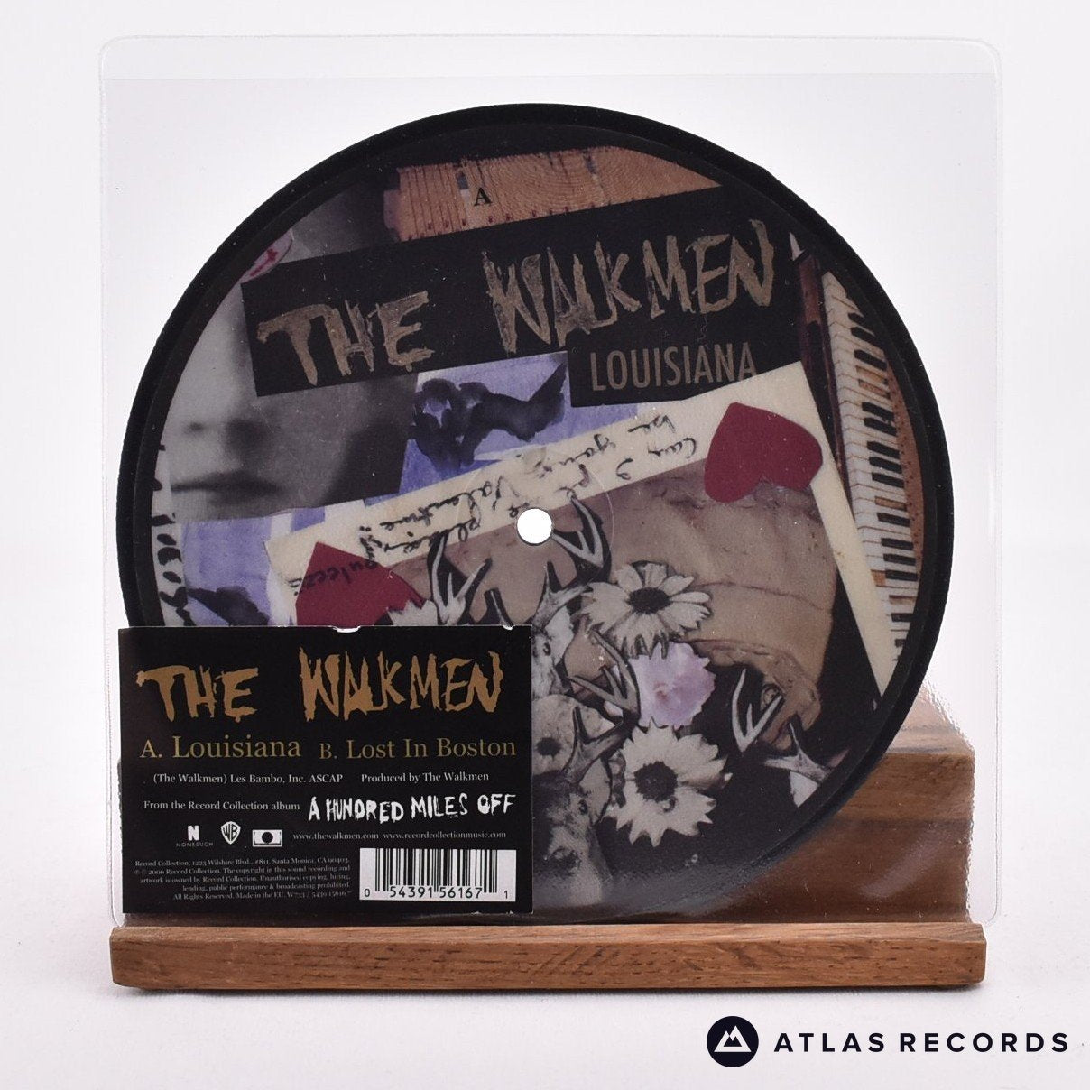 The Walkmen Louisiana 7" Vinyl Record - Front Cover & Record